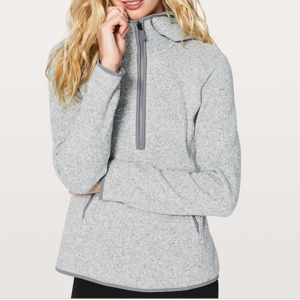 Lululemon fleece lined hooded pullover🍋 NWOT